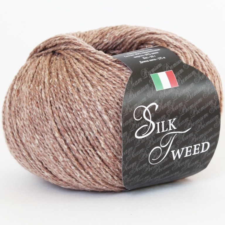 Пряжа silk купить. Пряжа СЕАМ твид. СЕАМ пряжа шелк. Seam Silk Tweed. Пряжа для вязания seam Silk Tweed.
